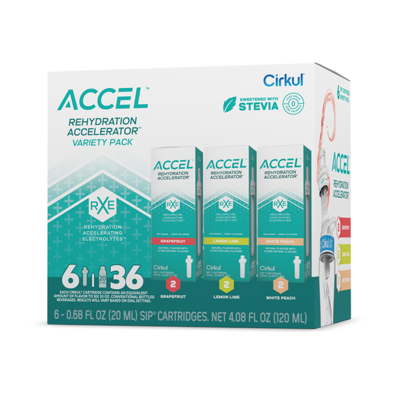 Accel® 6-Pack Variety Pack - Travel Active Pack Ready