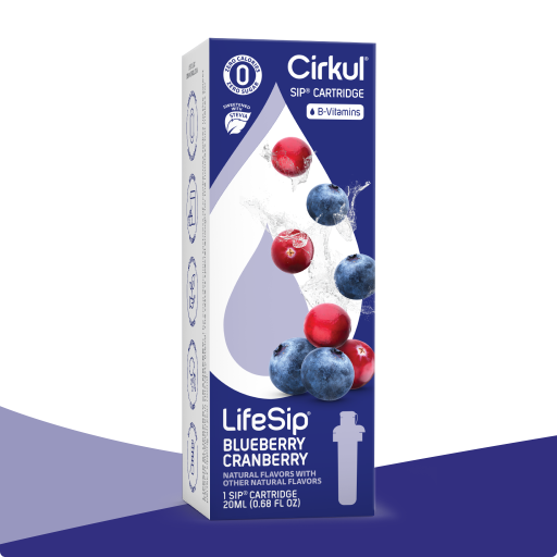 LifeSip Blueberry Cranberry (Stevia) - Essential Travel Pack Pick